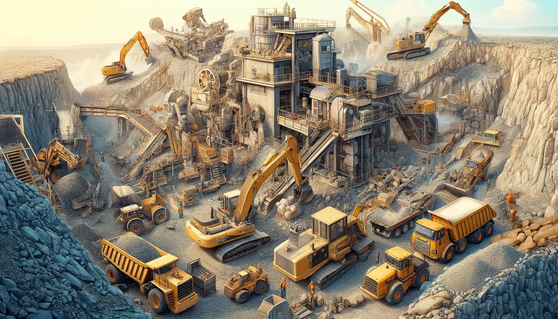 Types of Machines Used in Stone Quarries